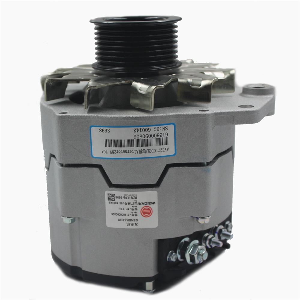 Weichai Sinotruck Shacman을 위한 612600090506 트럭 WD615 WP10 엔진 부품 발전기